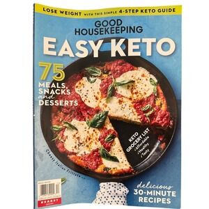 Good Housekeeping Easy‎ Keto Magazine 75 Meals Snacks Desserts Recipes